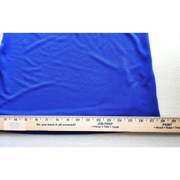 TOP/BLOUSE-INC INTERNATIONAL CONCEPTS-Royal Blue-3/4 Sleeves-Decorative Rings-M - Picture 11 of 13